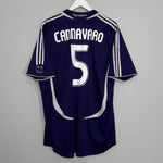 2006/07 REAL MADRID CANNAVARO #5 THIRD SHIRT (XL) ADIDAS