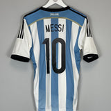 2014 ARGENTINA MESSI #10 HOME SHIRT (M) ADIDAS