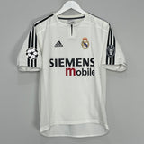 2004/05 REAL MADRID RONALDO #9 C/L HOME SHIRT (S) ADIDAS