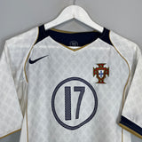 2004/06 PORTUGAL C.RONALDO #17 AWAY SHIRT (S) NIKE