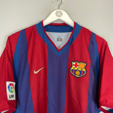 2002/03 BARCELONA RIQUELME #10 HOME SHIRT (L) NIKE