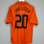 2006/08 NETHERLANDS SNEIJDER #20 HOME SHIRT (M) NIKE