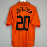 2006/08 NETHERLANDS SNEIJDER #20 HOME SHIRT (M) NIKE