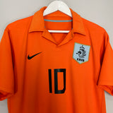 2006/08 NETHERLANDS VAN DER VAART #10 HOME SHIRT (M) NIKE