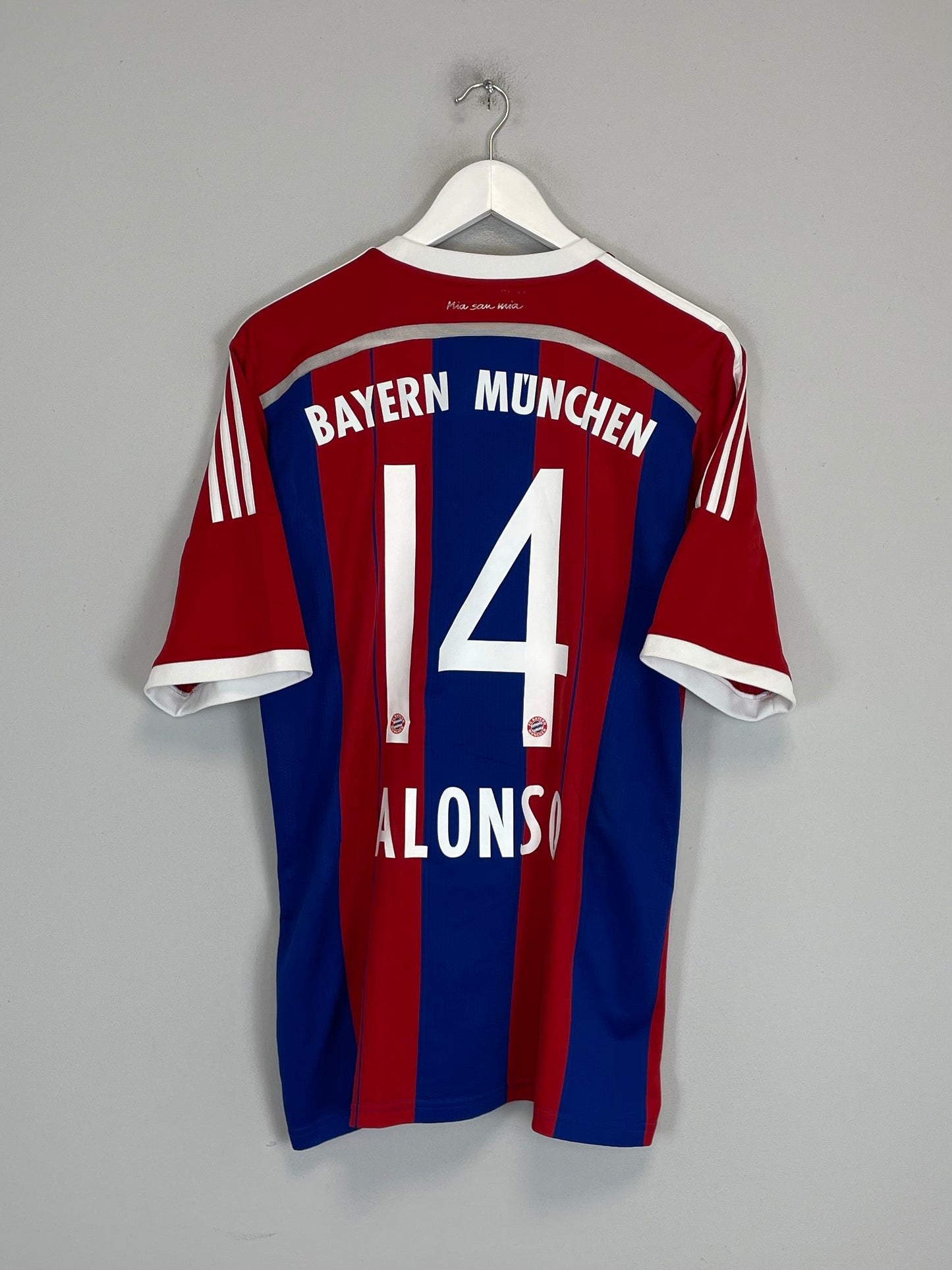 2014/15 BAYERN MUNICH ALONSO #14 HOME SHIRT (L) ADIDAS