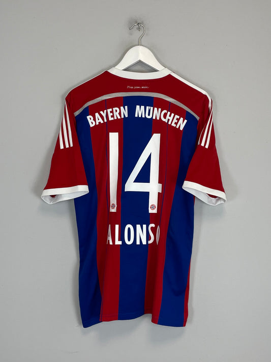 2014/15 BAYERN MUNICH ALONSO #14 HOME SHIRT (L) ADIDAS