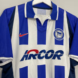 2002/04 HERTHA BERLIN HOME SHIRT (M) NIKE