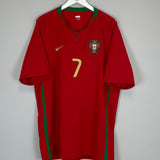 2008/10 PORTUGAL RONALDO #7 HOME SHIRT (XXL) NIKE