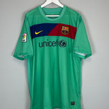 2010/11 BARCELONA MESSI #10 AWAY SHIRT (XXL) NIKE