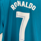 2017/18 REAL MADRID RONALDO #7 C/L THIRD SHIRT (XL) ADIDAS