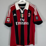 2012/13 AC MILAN IBRAHIMOVIC #11 HOME SHIRT (XL) ADIDAS