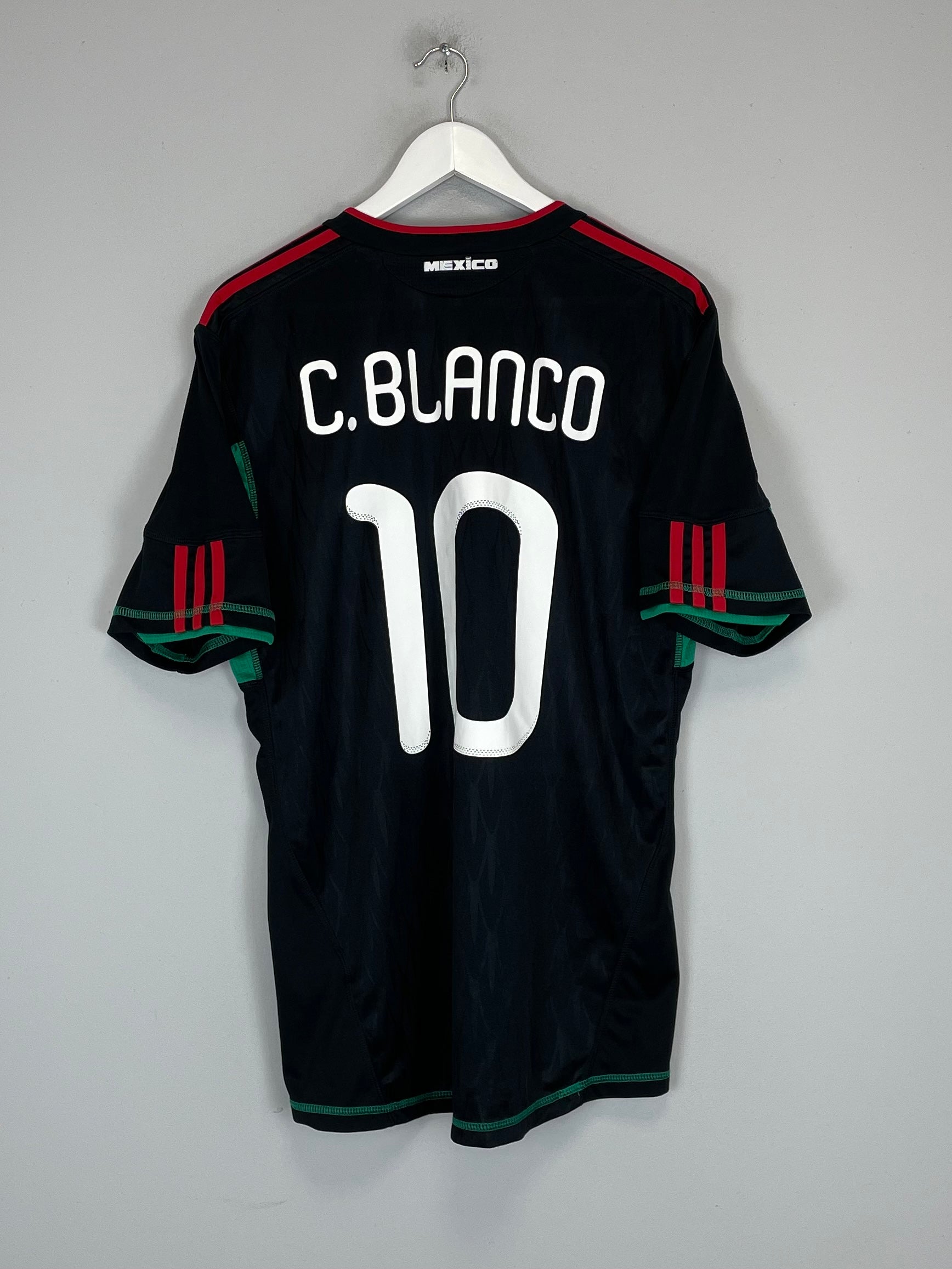 2010/11 MEXICO C.BLANCO #10 AWAY SHIRT (L) ADIDAS