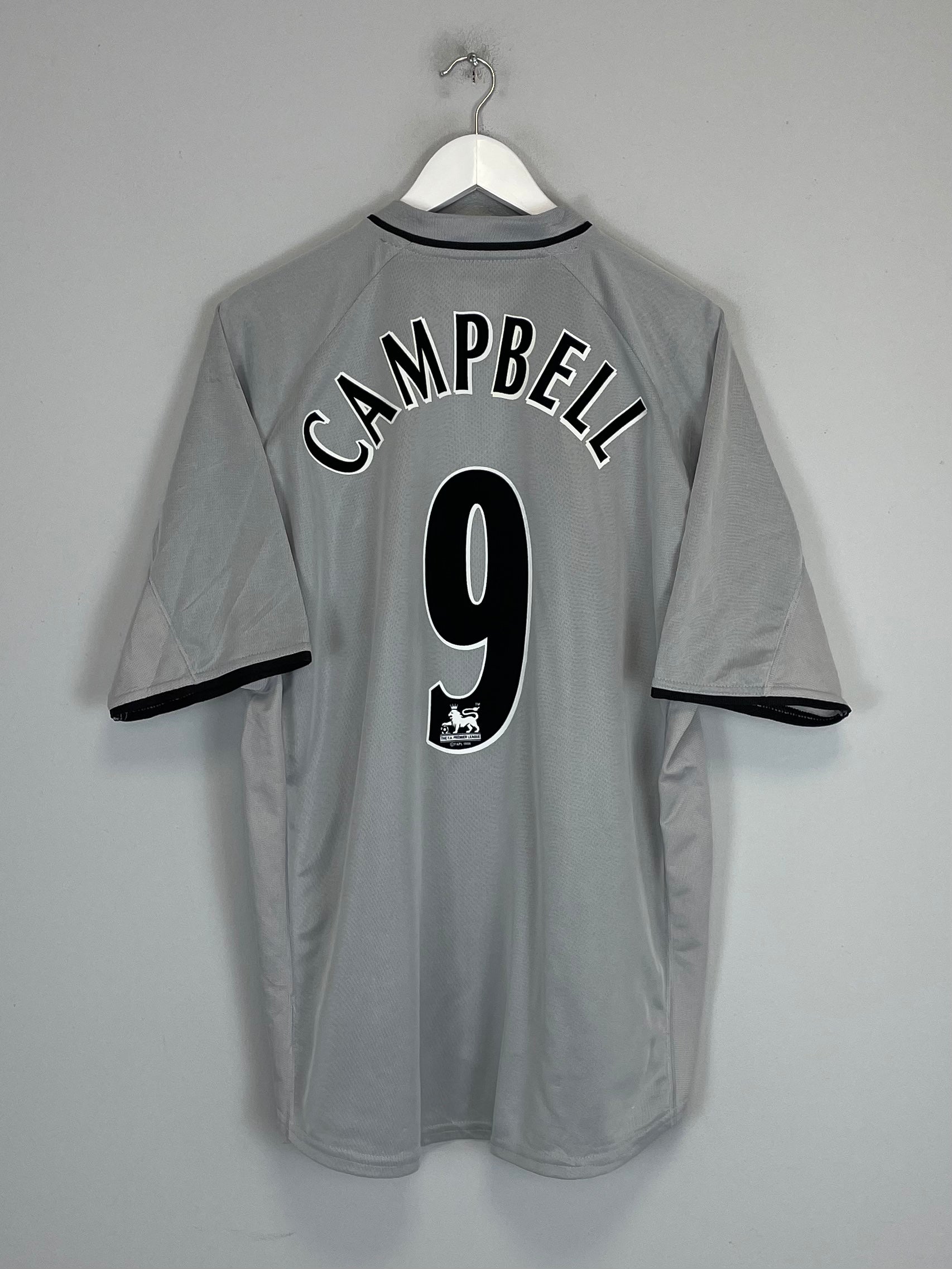 2001/02 EVERTON CAMPBELL #9 AWAY SHIRT (L) PUMA