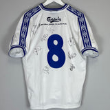 1999/00 COPENHAGEN #8 *SQUAD SIGNED* HOME SHIRT (S) UMBRO