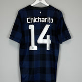 2013/14 MANCHESTER UNITED CHICHARITO #14 AWAY SHIRT (L) NIKE