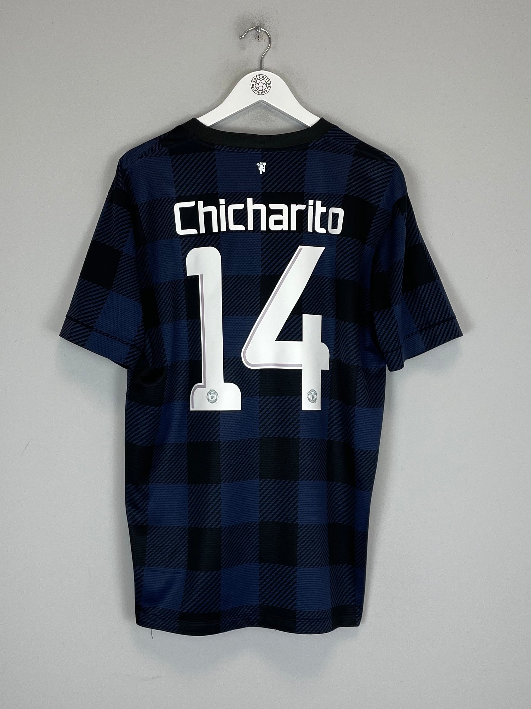 2013/14 MANCHESTER UNITED CHICHARITO #14 AWAY SHIRT (L) NIKE