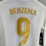 2019/20 REAL MADRID BENZEMA #9 *BNWT* HOME SHIRT (S) ADIDAS