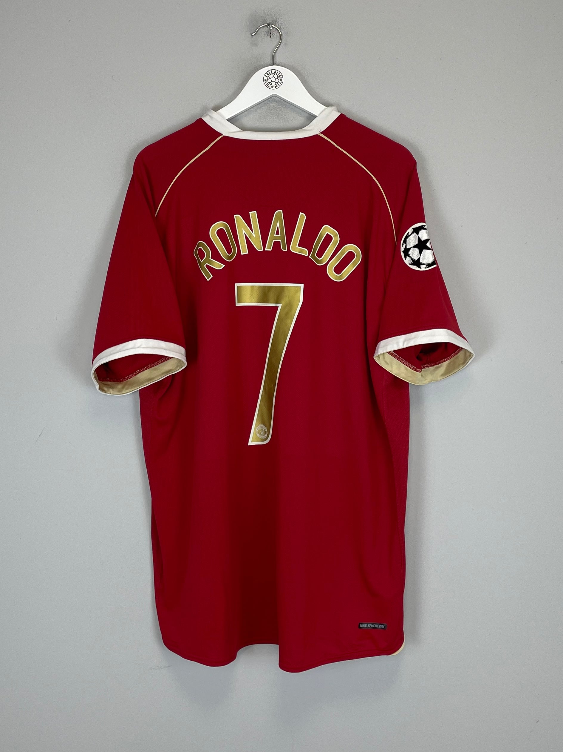 2006/07 MANCHESTER UNITED RONALDO #7 C/L HOME SHIRT (XXL) NIKE