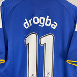 2008/09 CHELSEA DROGBA #11 HOME SHIRT (L) ADIDAS