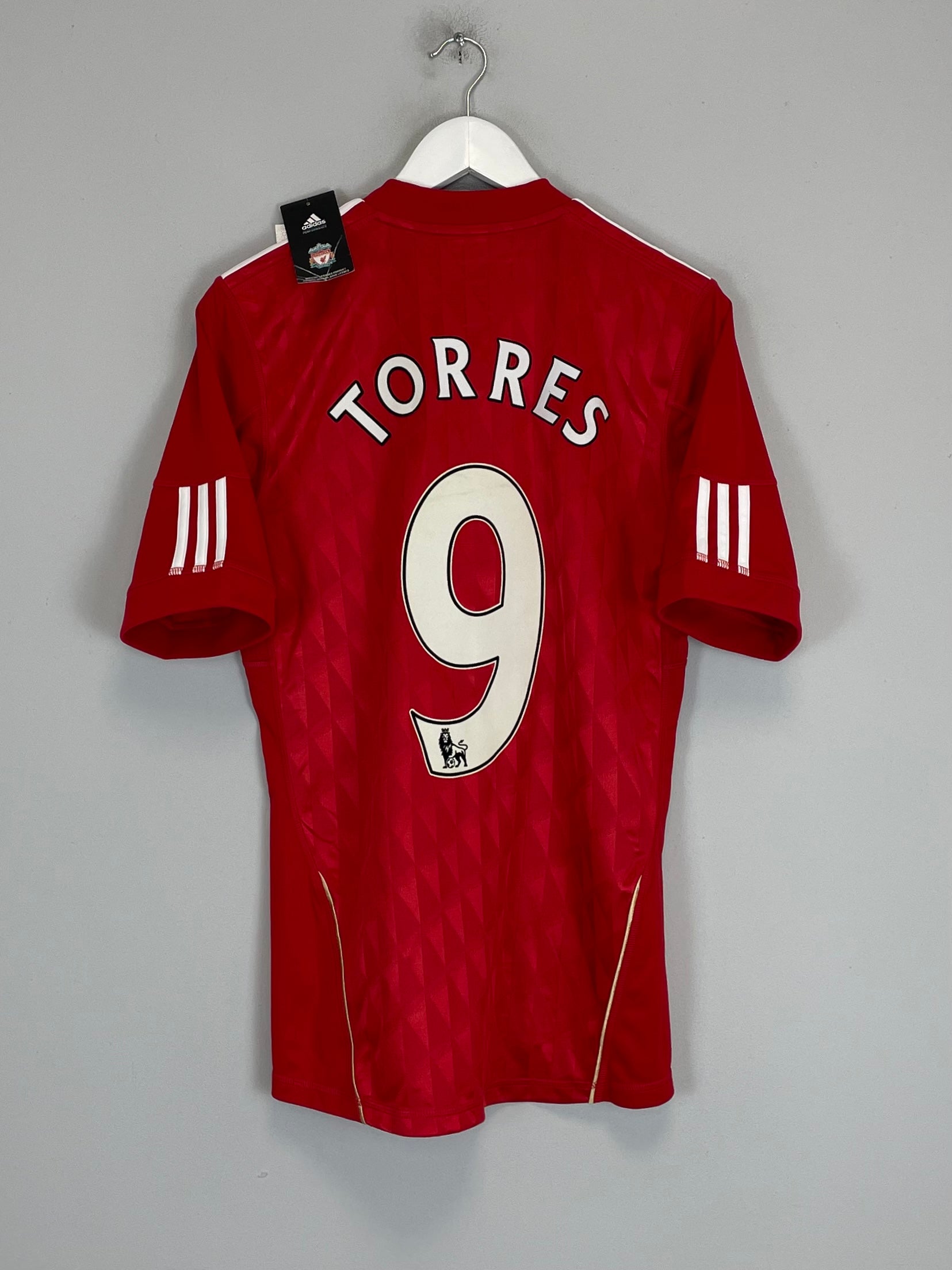 2010/12 LIVERPOOL TORRES #9 *BNWT* HOME SHIRT (S) ADIDAS