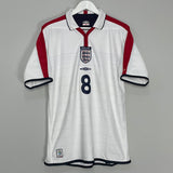 2003/05 ENGLAND #8 HOME SHIRT (L) UMBRO