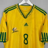 2010 SOUTH AFRICA TSHABALALA #8 HOME SHIRT (XL) ADIDAS