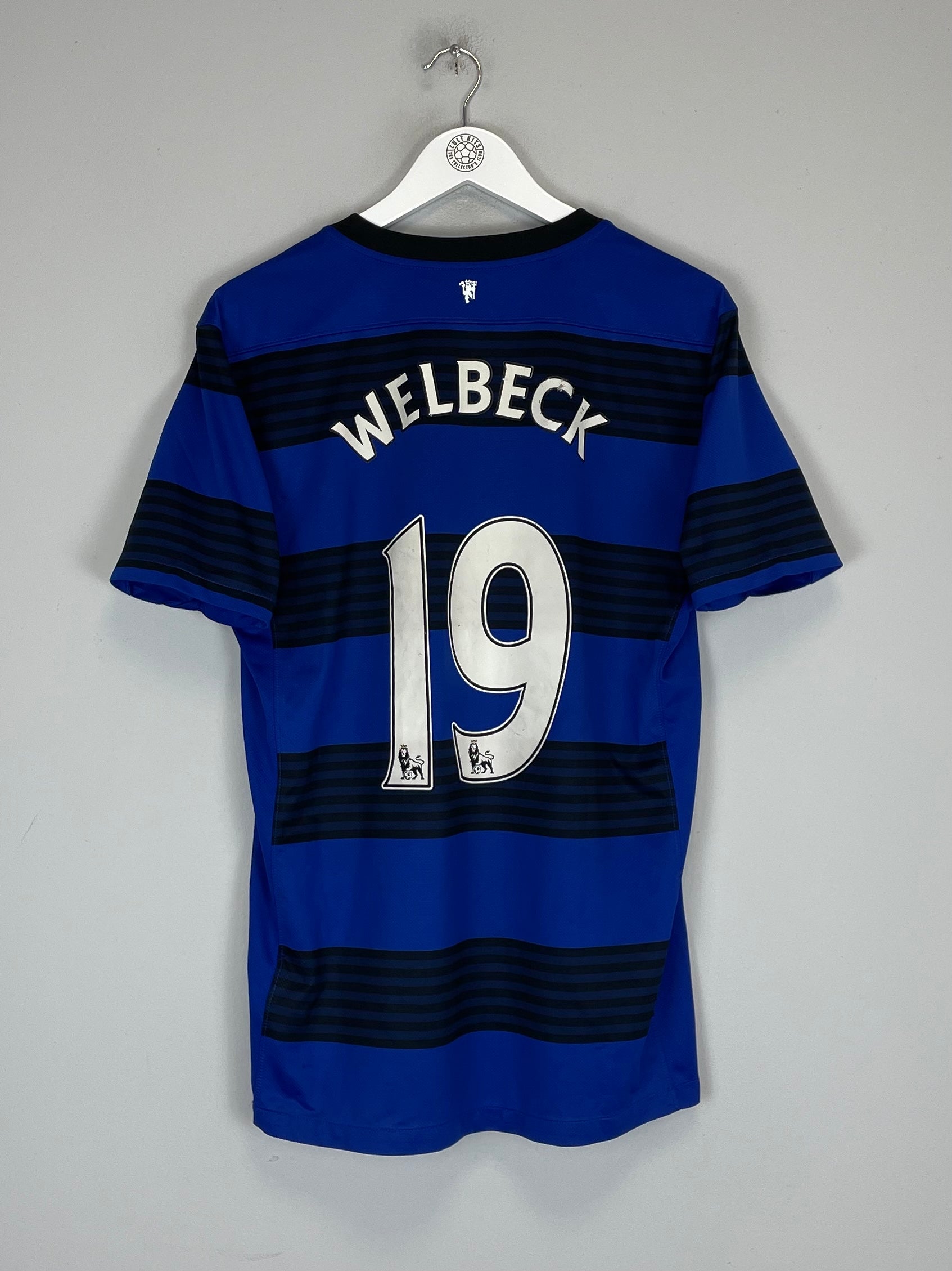 2011/12 MANCHESTER UNITED WELBECK #19 AWAY SHIRT (M) NIKE