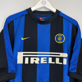 1999/00 INTER MILAN RONALDO #9 HOME SHIRT (L) NIKE