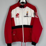 1995/96 AC MILAN TRACK JACKET (M) LOTTO