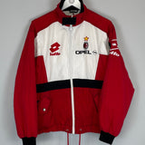 1995/96 AC MILAN TRACK JACKET (M) LOTTO