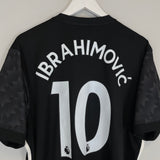 2017/18 MANCHESTER UNITED IBRAHIMOVIC #10 AWAY SHIRT (XL) ADIDAS