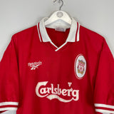 1996/98 LIVERPOOL REDKNAPP #11 HOME SHIRT (L) REEBOK