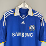 2008/09 CHELSEA DROGBA #11 HOME SHIRT (L) ADIDAS