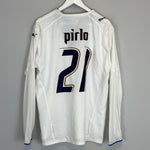 2006/07 ITALY PIRLO #21 L/S AWAY SHIRT (L) PUMA