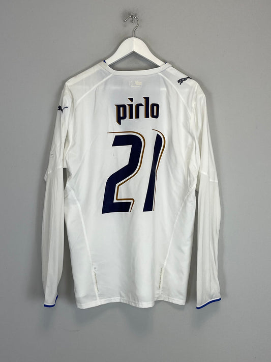 2006/07 ITALY PIRLO #21 L/S AWAY SHIRT (L) PUMA