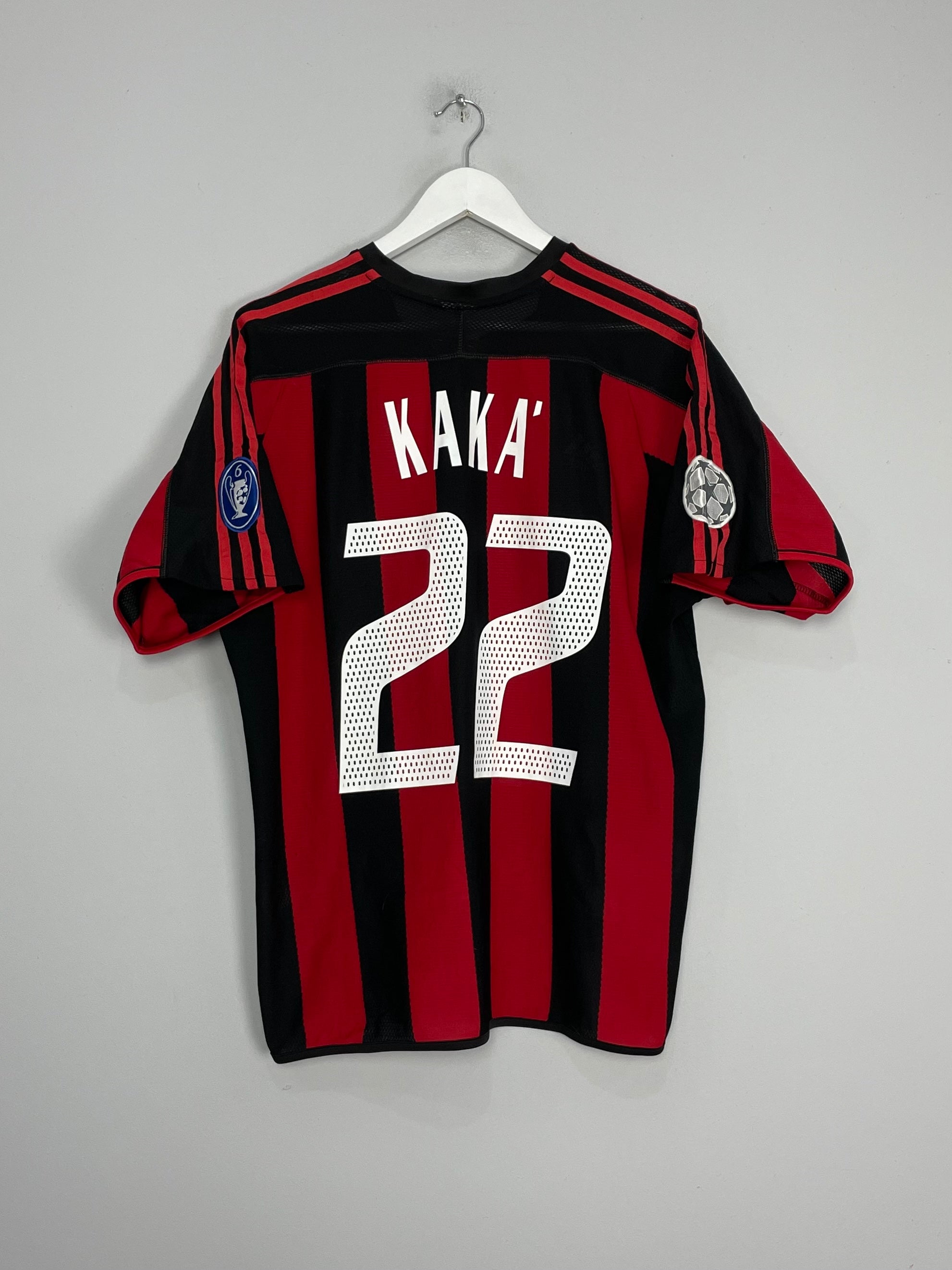 2003/04 AC MILAN KAKA #22 C/L HOME SHIRT (M) ADIDAS