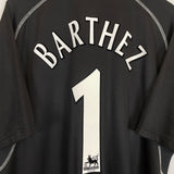 2000/01 MANCHESTER UNITED BARTHEZ #1 GK SHIRT (XXL) UMBRO