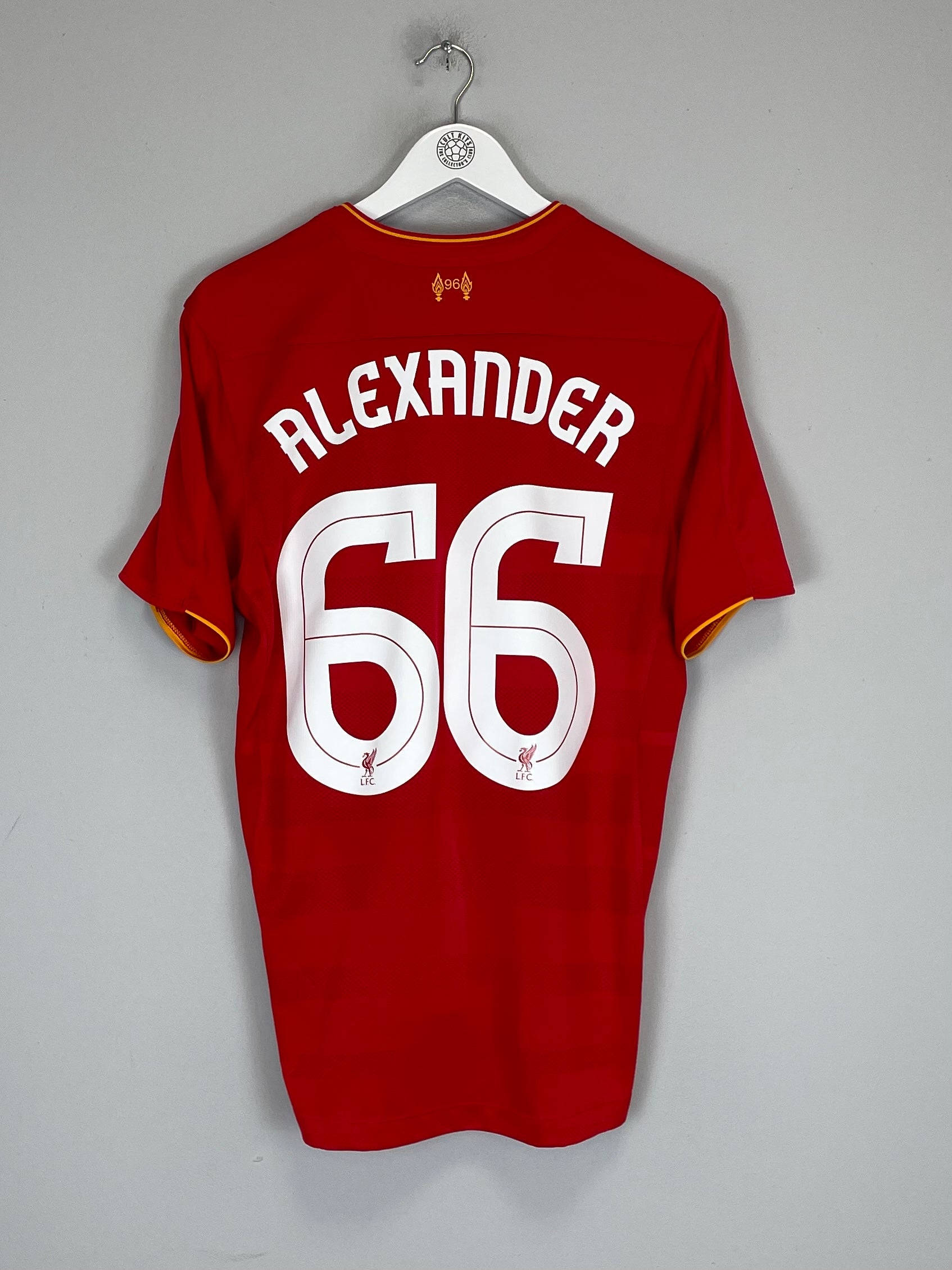 2016/17 LIVERPOOL ALEXANDER #66 HOME SHIRT (M) NEW BALANCE