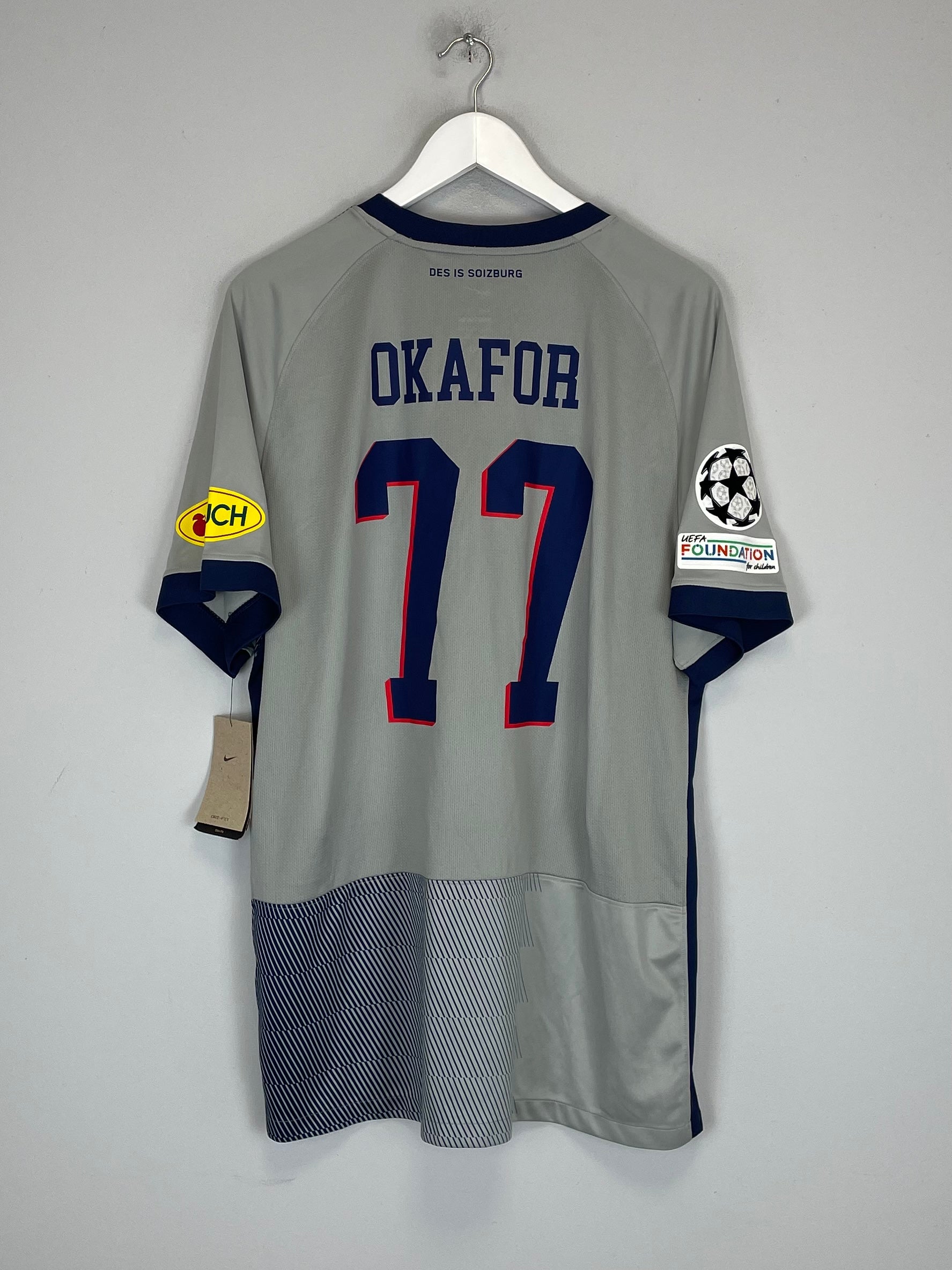 2022/23 RED BULL SALZBURG OKAFOR #77 *BNWT* EUROPEAN C/L HOME SHIRT (XL) NIKE