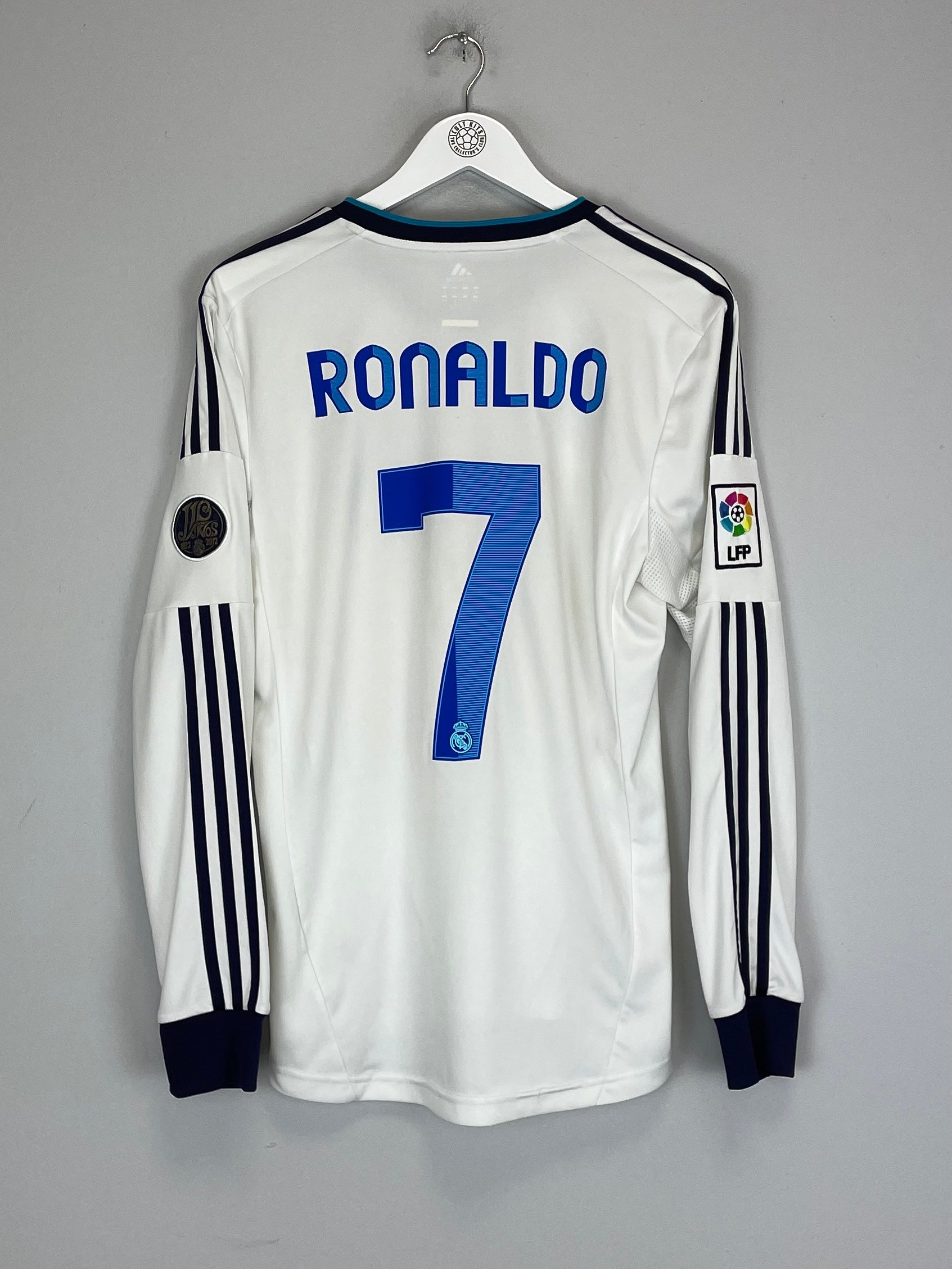 2012/13 REAL MADRID RONALDO #7 L/S HOME SHIRT (M) ADIDAS