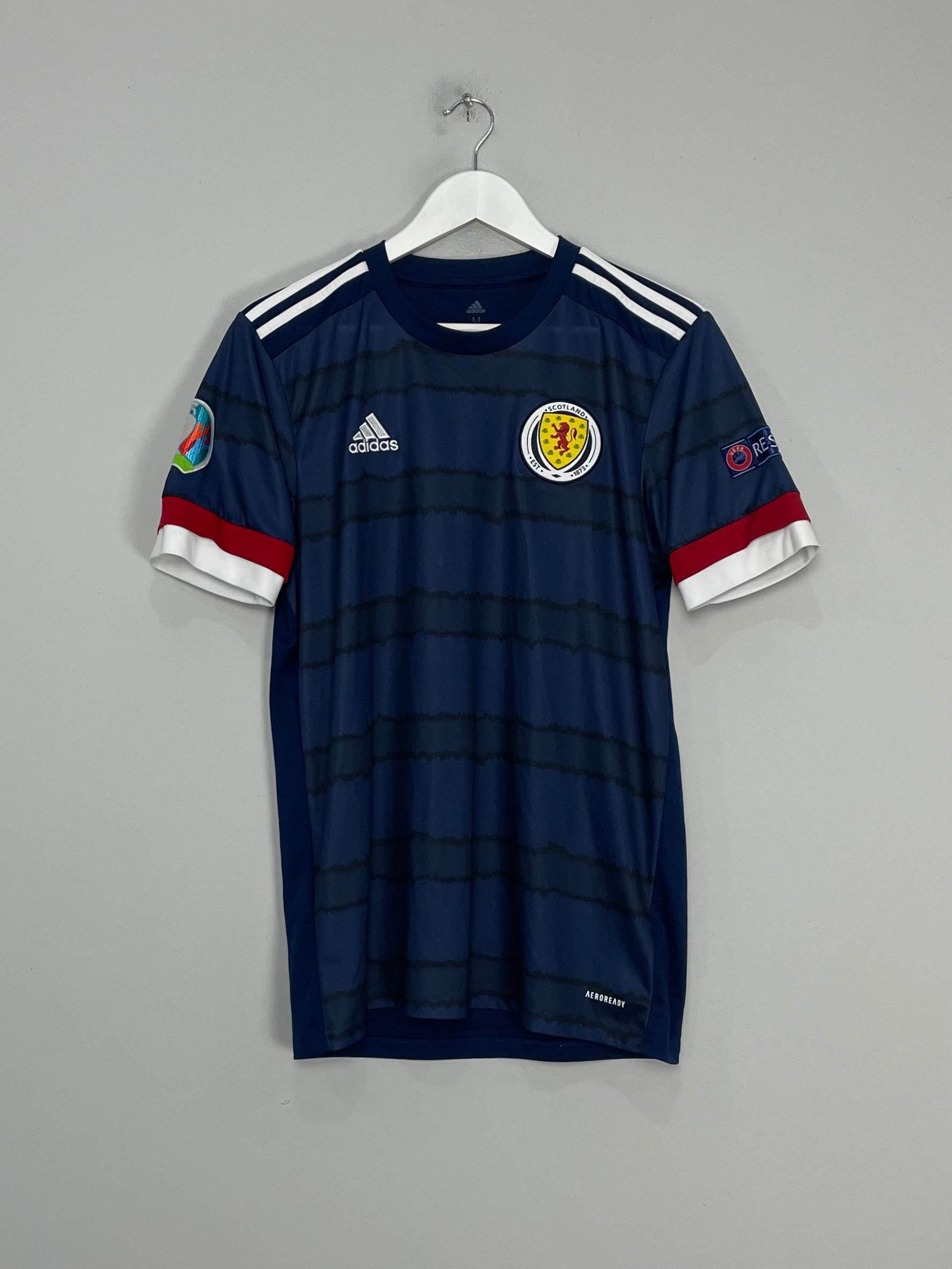 2020/21 SCOTLAND HOME SHIRT (M) ADIDAS