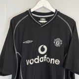 2000/01 MANCHESTER UNITED BARTHEZ #1 GK SHIRT (XXL) UMBRO