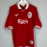 1996/98 LIVERPOOL MCMANAMAN #7 HOME SHIRT (XL) REEBOK