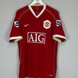 2006/07 MANCHESTER UNITED RONALDO #7 HOME SHIRT (XL) NIKE