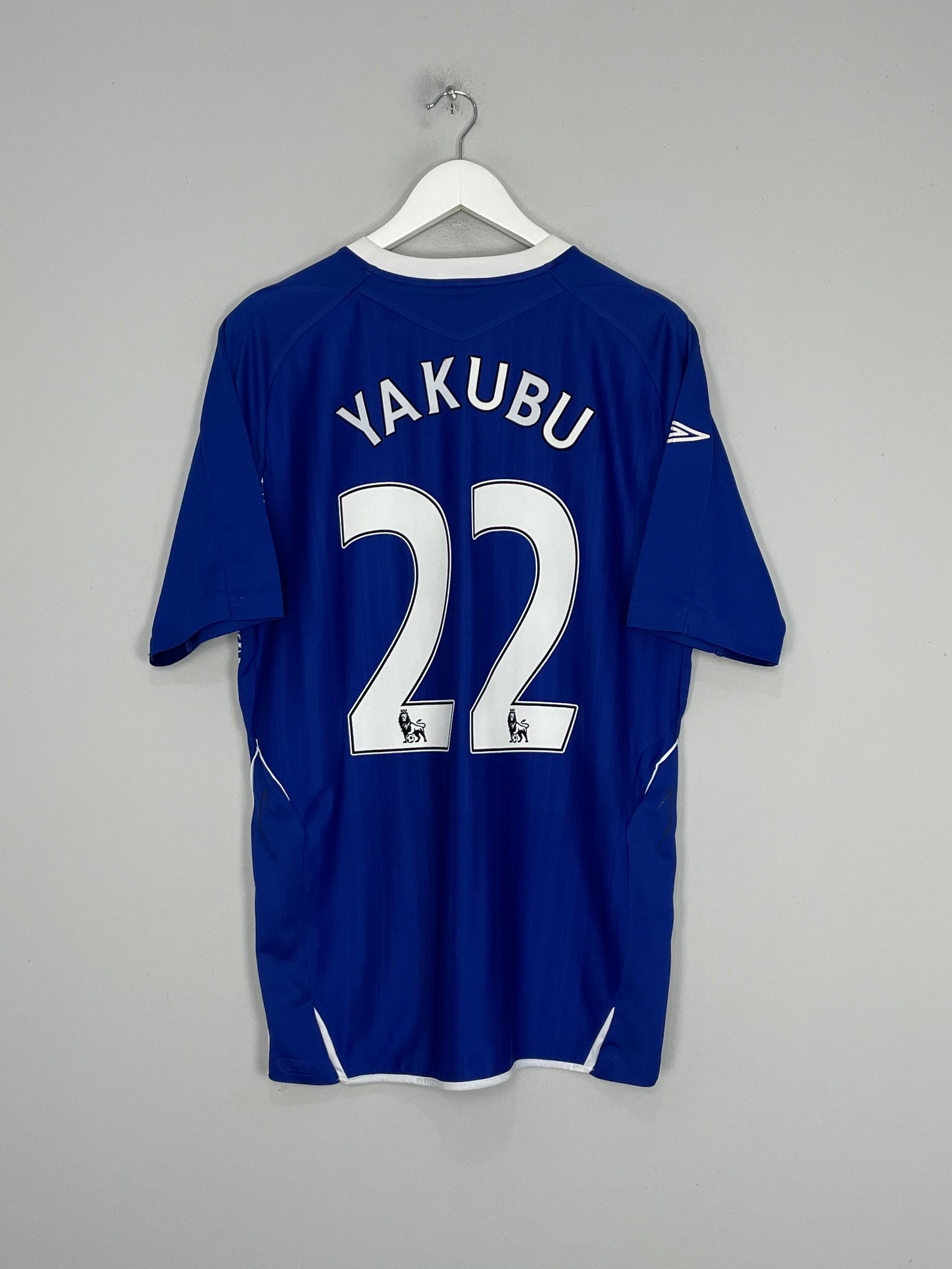 2007/08 EVERTON YAKUBU #22 HOME SHIRT (L) UMBRO