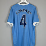 2015/16 MANCHESTER CITY KOMPANY #4 HOME SHIRT (XXL) NIKE