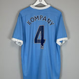 2015/16 MANCHESTER CITY KOMPANY #4 HOME SHIRT (XXL) NIKE