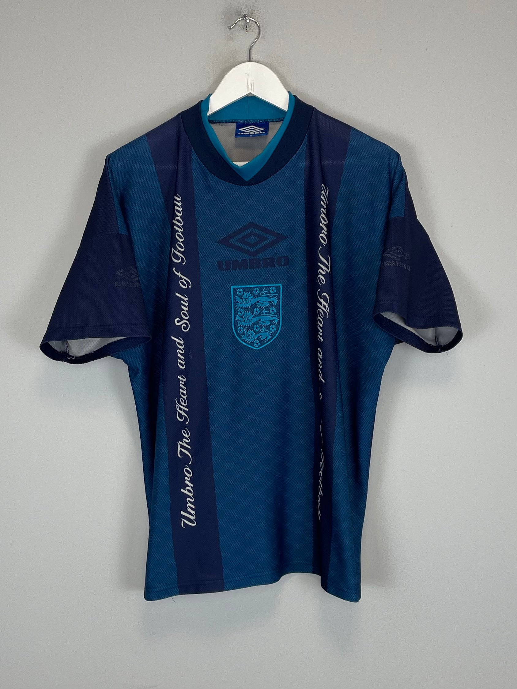 1994/96 ENGLAND TRAINING SHIRT (M) UMBRO