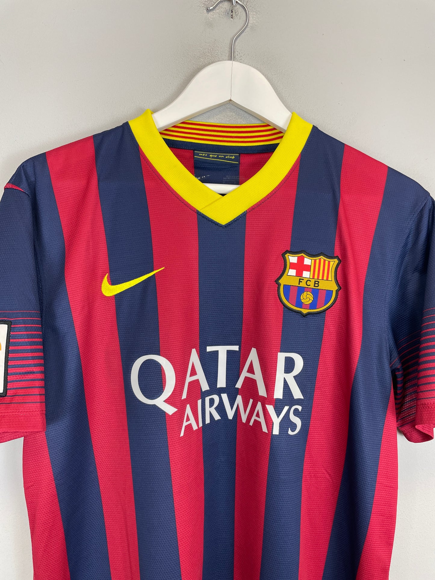 2013/14 BARCELONA MESSI #10 HOME SHIRT (M) NIKE