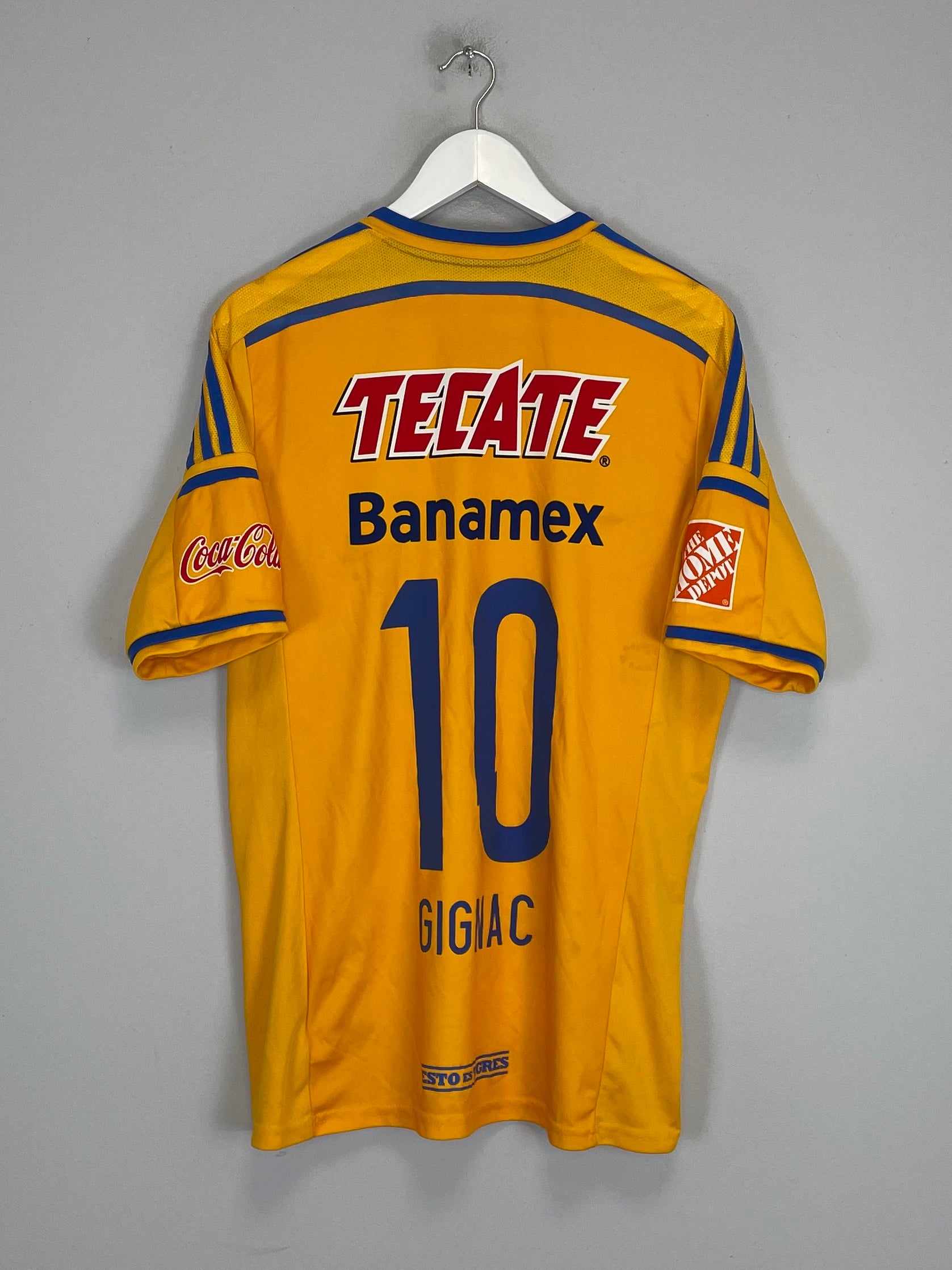 2014/15 TIGRES GIGNAC #10 HOME SHIRT (L) ADIDAS